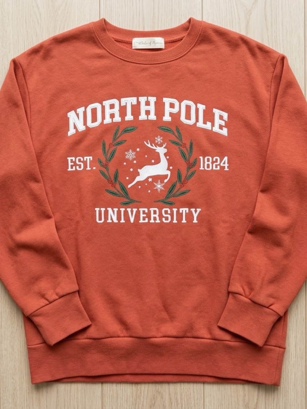 North Pole University Red Sweatshirt